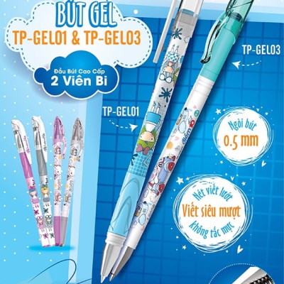 Bộ 10 Bút Gel Điểm 10 TP-GEL01