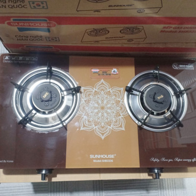 Bếp Gas Đôi Dương Kính Sunhouse SHB3336 KN-Hàng Chính Hãng