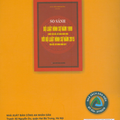So Sánh Bộ Luật Tố Tụng Hình Sự Năm 2003 Với Bộ Luật Tố Tụng Hình Sự Năm 2015 (Có hiệu lực thi hành từ ngày 01/01/2018)