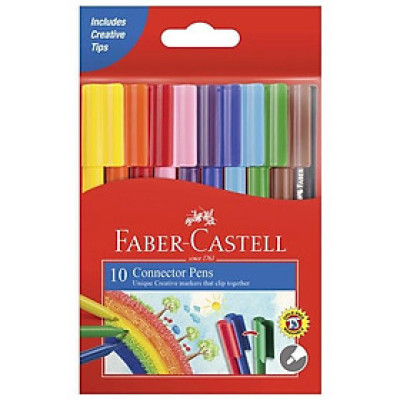 Faber-Castell-11-150-A-Bút Lông Màu Connector - 10 Màu