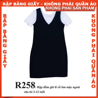 Rập giấy A0 mã R258 (BẢN VẼ)