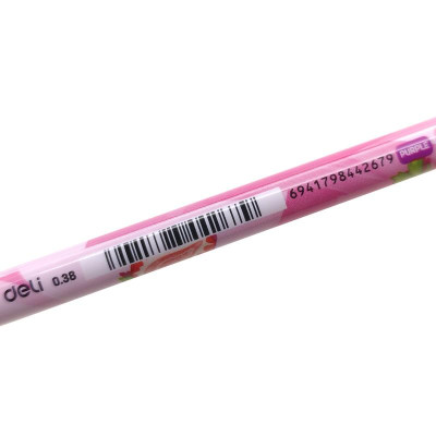 Bút Gel 0.38 mm - Deli CG53-PR - Mực Tím