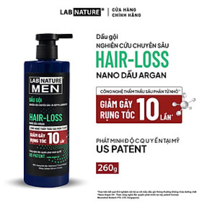 Dầu gội Lab Nature Men Hair-loss 260g - Công nghệ Nano Giảm Rụng Tóc 10 Lần