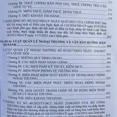 Sách  - Luật Hải Quan - Luật Thuế Xuất Khẩu, Thuế Nhập Khẩu ( Sửa Đổi, Bổ Sung ) - Luật Quản Lý Ngoại Thương, Quy Định Về Thủ Tục Hải Quan Đối Với Hàng Hoá Xuất Khẩu, Nhập Khẩu