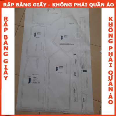 Rập giấy A0 mã 828 (BẢN VẼ) rập đầm