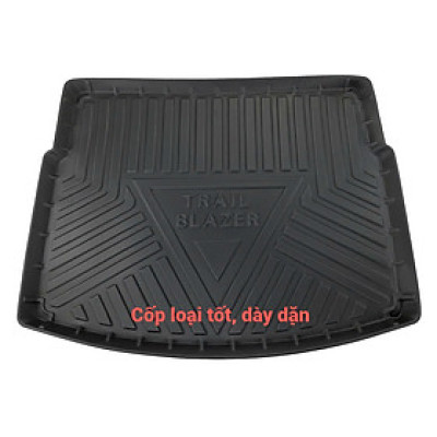 Thảm lót cốp xe ô tô Chevrolet TrailBlazer 2018 - nay nhãn hiệu Macsim chất liệu TPV cao cấp màu đen
