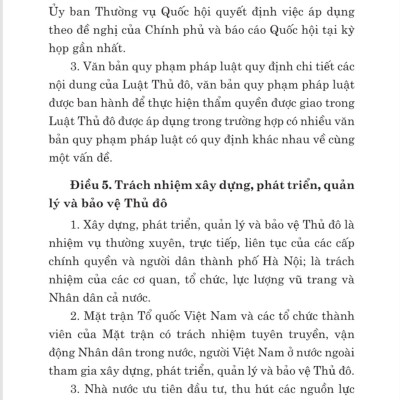 Luật thủ đô - bản in 2024