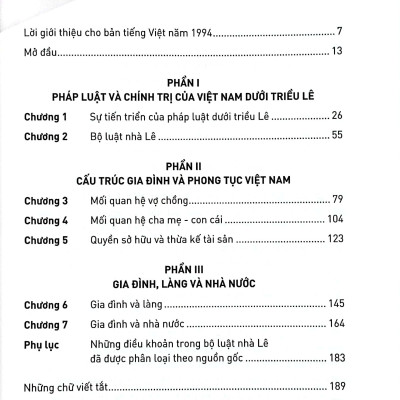 Luật Và Xã Hội Việt Nam Thế Kỷ XVII - XVIII