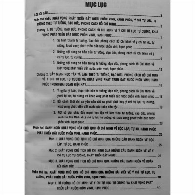 Sách Chủ Tịch Hồ Chí Minh Khát Vọng Độc Lập Dân Tộc và Phát Triển Đất Nước - V2043T