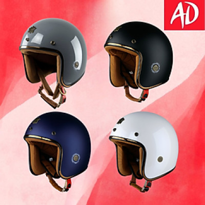 Mũ bảo hiểm xe máy 3/4 Royal M20C màu trơn, form nón nhỏ gọn nhiều size cho nam và nữ đi xe máy