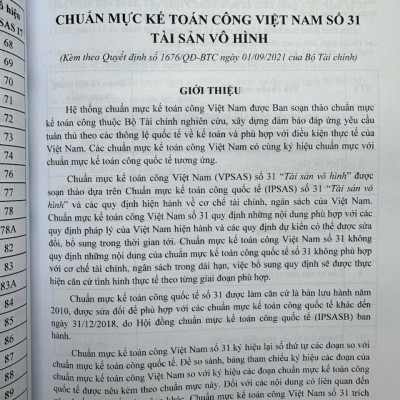 Sách Hệ Thống Chuẩn Mực Kế Toán Công Việt Nam – VPSAS (V2526T)