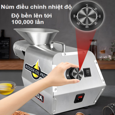 Máy ép dầu thực vật Nóng và Lạnh Thương hiệu Anh Quốc AOSIDA cao cấp WF-J168, Công Suất Cực Lớn 1800W - Bảo Hành 12 Tháng (Hàng Nhập Khẩu)
