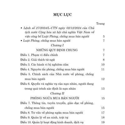 Luật Phòng, chống mua bán người năm 2024