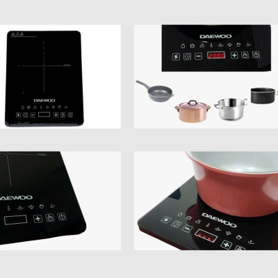 Bếp Từ Đơn Daewoo DWI-1505B, 8 chế độ cài sẵn 1500w - Hàng chính hãng
