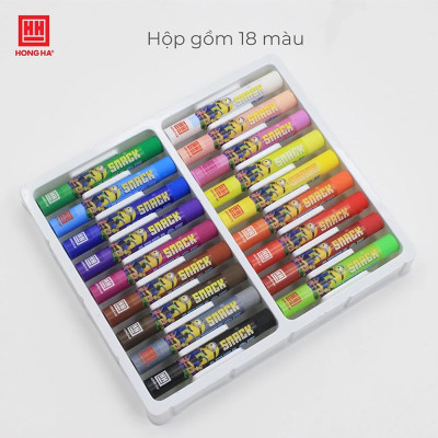 Bút sáp dầu Hồng Hà Minions 12/18/24 màu - 8131/8132/8133