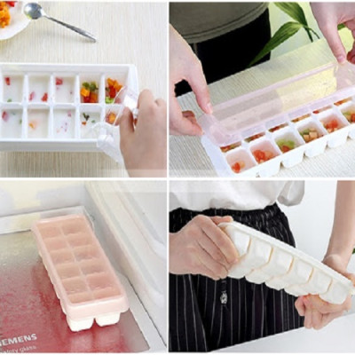 Khay trữ đồ ăn dặm cho bé Kokubo có 8 ngăn - Hàn nội địa Nhật Bản