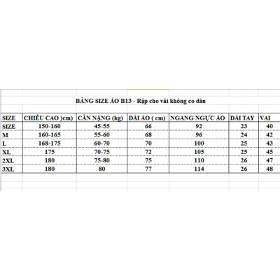 Rập giấy áo mổ trụ cổ chân nam mã B13 (BẢN VẼ)