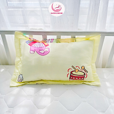Gối tencel 60s cho bé Katina House mềm mượt mát lạnh, an toàn lành tính
