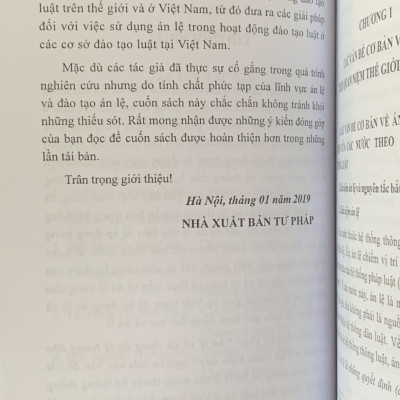 Án lệ và sử dụng án lệ trong đào tạo luật ở Việt Nam hiện nay