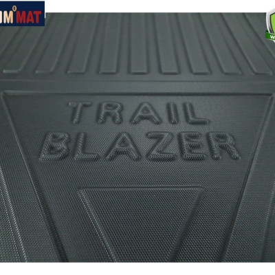 Thảm lót cốp xe ô tô Chevrolet TrailBlazer 2018 - nay nhãn hiệu Macsim chất liệu TPV cao cấp màu đen