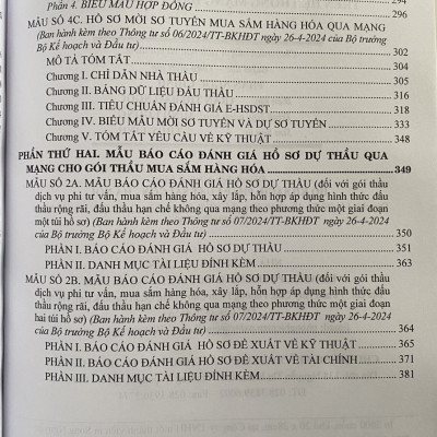 Hướng Dẫn Công Tác Đấu Thầu, Mẫu Hồ Sơ Mời Thầu Mua Sắm Hàng Hoá, Trên Hệ Thống Mạng Đấu Thầu  Quốc Gia 