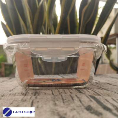 Bộ 3 Thố thủy tinh vuông Lock&Lock LLG214 500ml