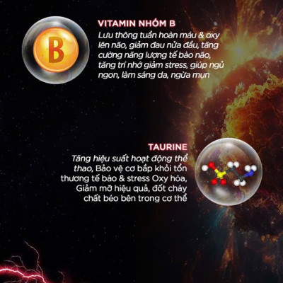 DMAXX thức uống bổ sung vitamin năng lượng không đường DAMODE 62 gói màu đỏ mỗi gói 2,2gr