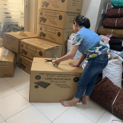 Chiếu hạt gỗ Hương Đá hạt 1,8cm - Chiếu hạt gỗ Việt.com ( video , hình thật )