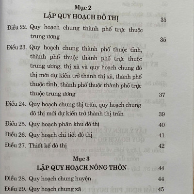 Luật Quy Hoạch Đô Thị và Nông Thôn Năm 2024