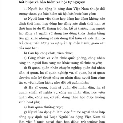 Luật bảo hiểm xã hội năm 2024 - bản in 2024