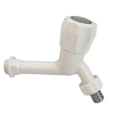 Bộ 3 vòi hồ tay núm tròn nhựa PP trắng, thân dài, ren 21-27mm Eurolife EL-HN06 (Trắng) (3 cái)