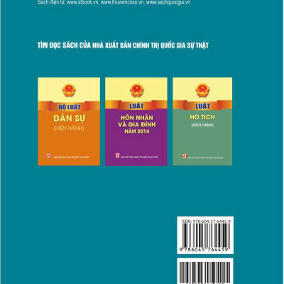 Các tình huống thường gặp trong lĩnh vực hôn nhân và gia đình (bản in 2024)