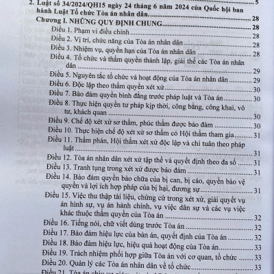 Luật Tổ Chức Toà Án Nhân Dân, Viện Kiểm Sát Nhân Dân ( Sửa Đổi, Bổ Sung Năm 2025 ) Văn Bản Quy Định Chi Tiết Thi Hành