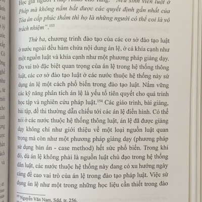 Án lệ và sử dụng án lệ trong đào tạo luật ở Việt Nam hiện nay
