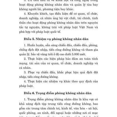 Luật Phòng không nhân dân năm 2024