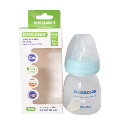 Bình sữa McGoldson PP cổ hẹp 75ml