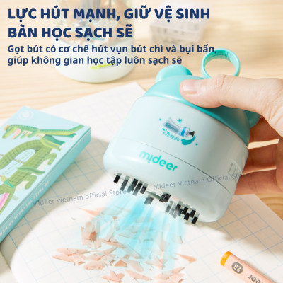 Gọt bút Chì tự động, tẩy tự động,  đồ dùng học tập cho bé cao cấp Mideer Artist Electric Stationery