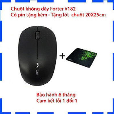 Chuột không dây Forter V181. V182 - Hàng chính hãng 