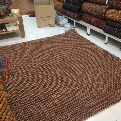 Chiếu hạt gỗ hương 1,6m x2m hạt 15ly - Nệm giường mát xa , Tấm trải giường dùng cho điều hòa .Đệm gấp đa năng tiện ích  