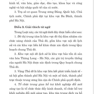Luật thủ đô - bản in 2024