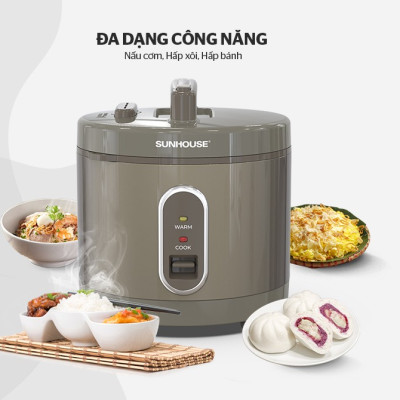 Nồi Cơm Điện 1.8L SUNHOUSE SHD8631 - Hàng Chính Hãng