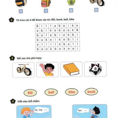 Phiếu Bài Tập Cuối Tuần Tiếng Anh 1 (Biên Soạn Theo Nội Dung Bộ Sách Kết Nối Tri Thức Với Cuộc Sống) - KV