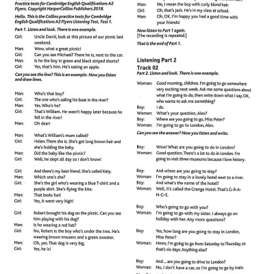 Collins A2  Flyers - Three Practice Tests - Kèm 1 MP3 (Format 2018)