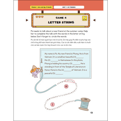 Level Up - 100 Trò Chơi Từ Vựng Tiếng Anh Lớp 4