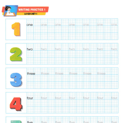 Combo Em Luyện Viết Tiếng Anh Và Nhớ Từ Vựng Smart Star 2 + 3 + 4 (Bám Sát SGK I-Learn Smart Start) (Bộ 3 Cuốn) - HA