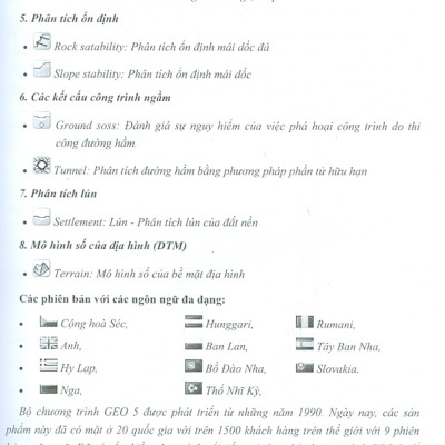 Tính Toán Công Trình Tương Tác Với Nền Đất Bằng Phần Mềm GEO5 - Geotechnical Software Suite (Tái bản)