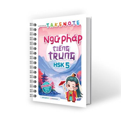 Sách - Takenote Ngữ Pháp Tiếng Trung HSK 5