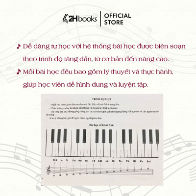 Sách- Phương Pháp Hồng Năm Thứ Nhất Với Đàn PIANO, Tập 1- Giáo Trình dạy PIANO nổi tiếng của Pháp (Tái Bản 2024)- 2HBooks