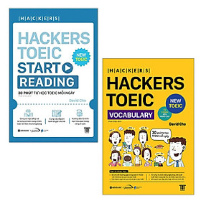 Combo Đọc Hiểu TOEIC: Hackers TOEIC Start Reading + Hackers TOEIC Vocabulary