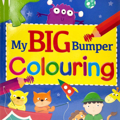 My Big Bumper Colouring (Blue)